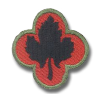 43rd inf infantry div division units 102nd regt patch